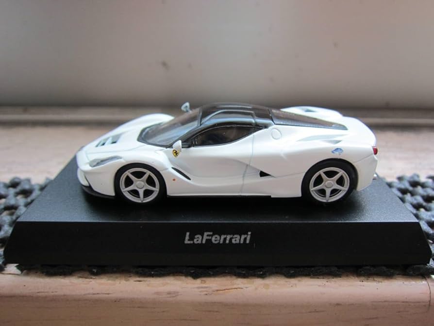 Amazon | 京商 1/64 ラ・フェラーリ 白 | ミニカー・ダイ